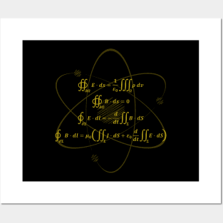 Maxwell equations Posters and Art